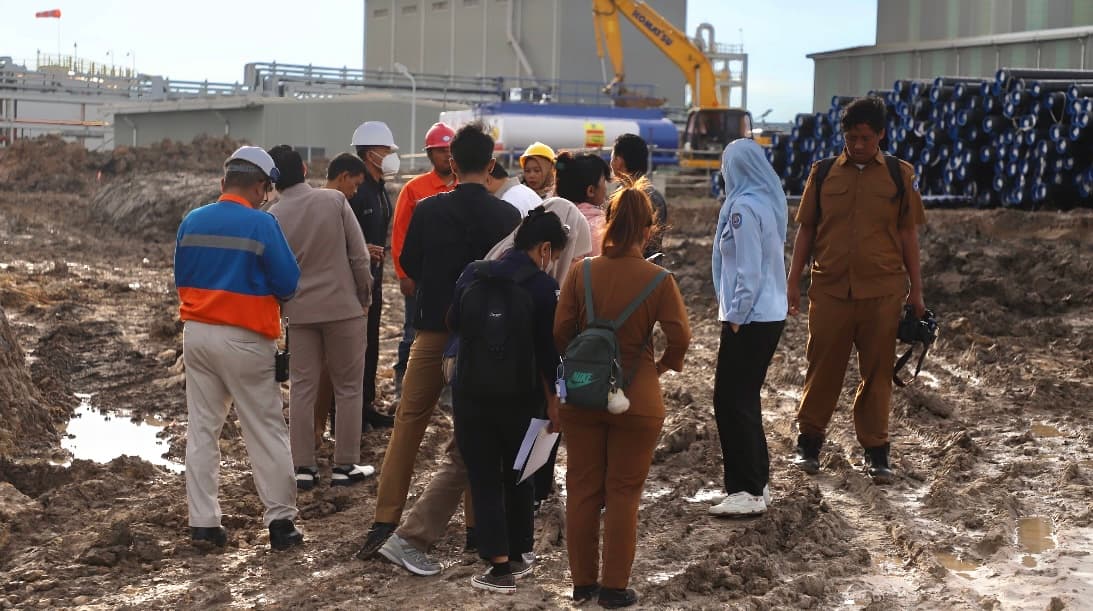 DPRD Bontang sidak proyek pembangunan Pabrik Soda Ash (dok: DPRD Bontang)
