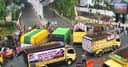 Ratusan Truk Turun ke Jalan, Demo Pemkot Samarinda
