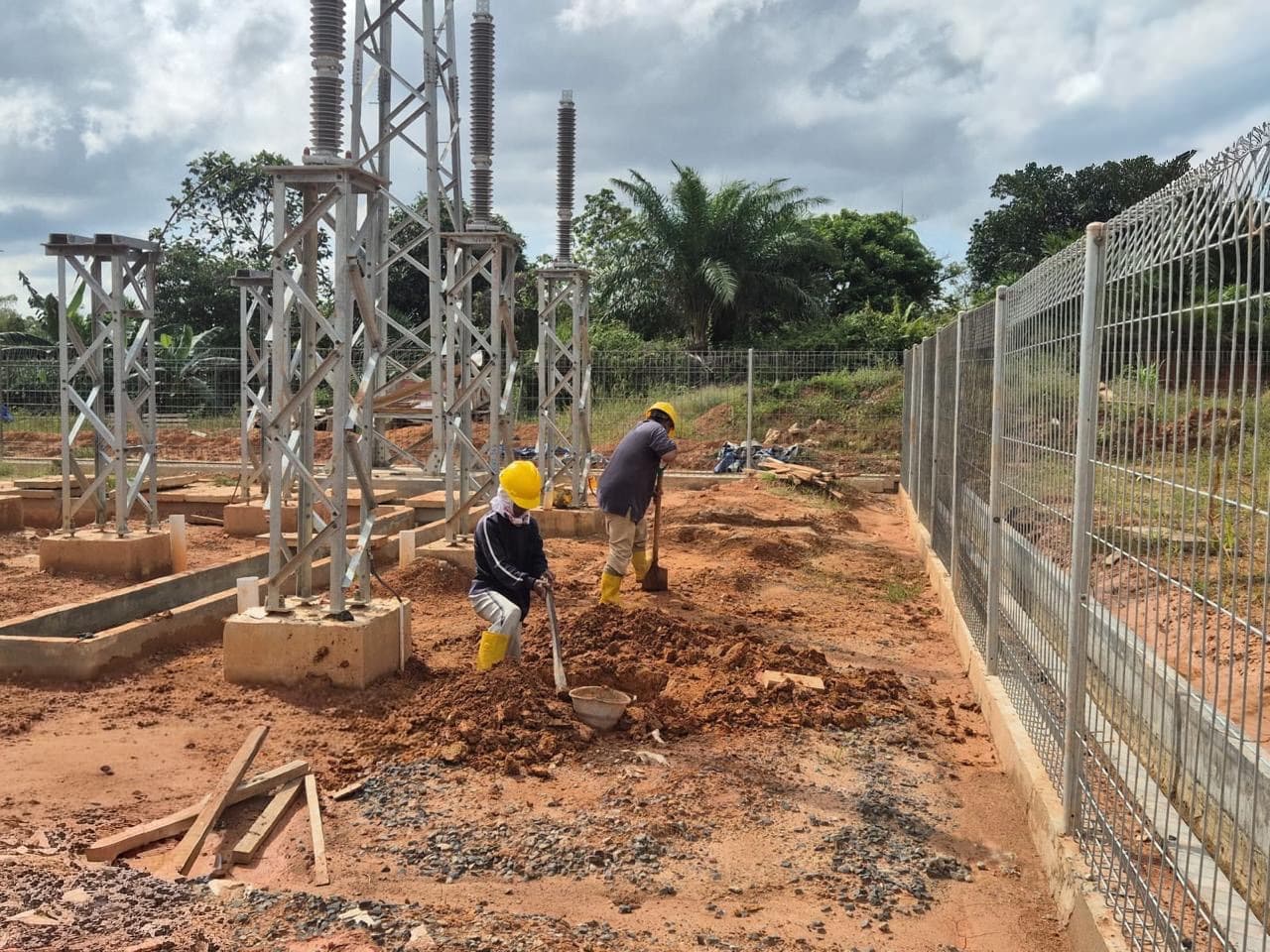 GI 150 kV Grogot di Kabupaten Paser