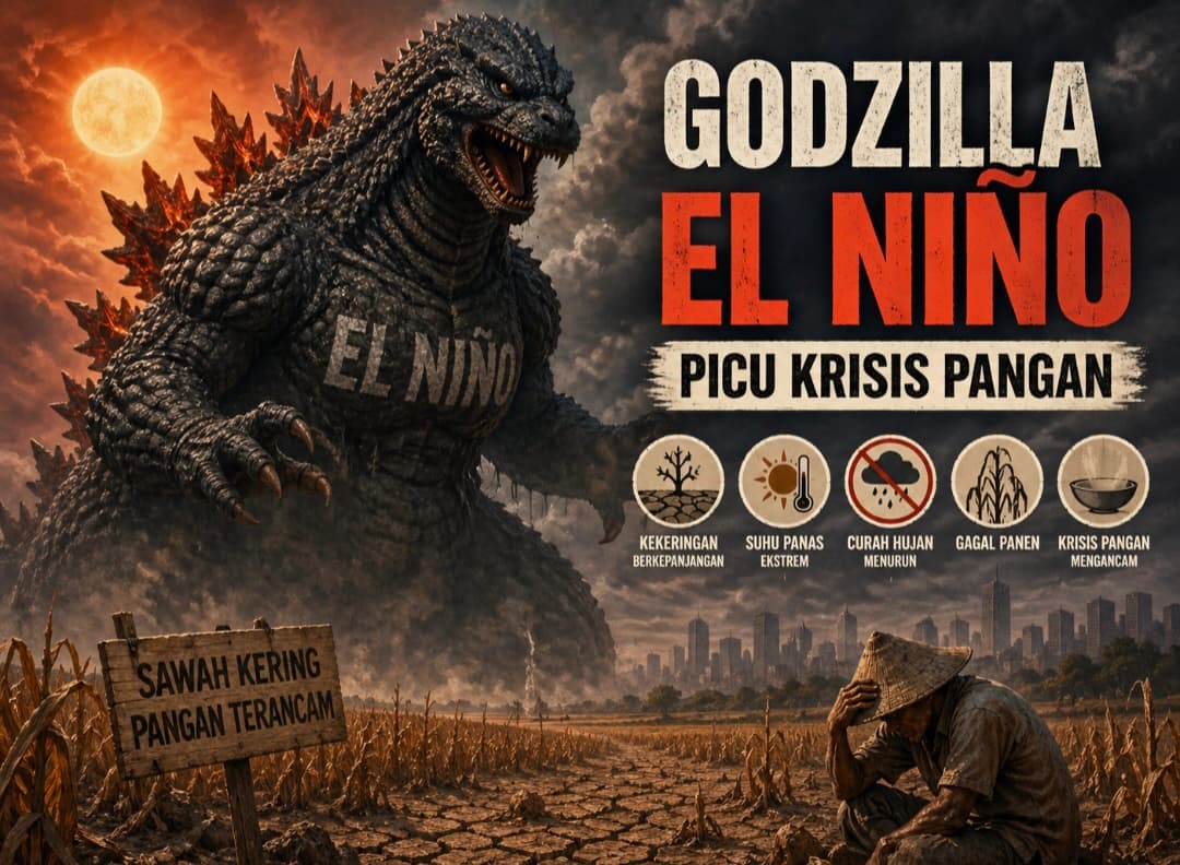 Ilustrasi Godzilla El Nino
