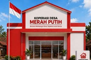 Ilustrasi Koperasi Merah Putih