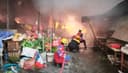 Kebakaran di Pasar Sepinggan Kota Balikpapan