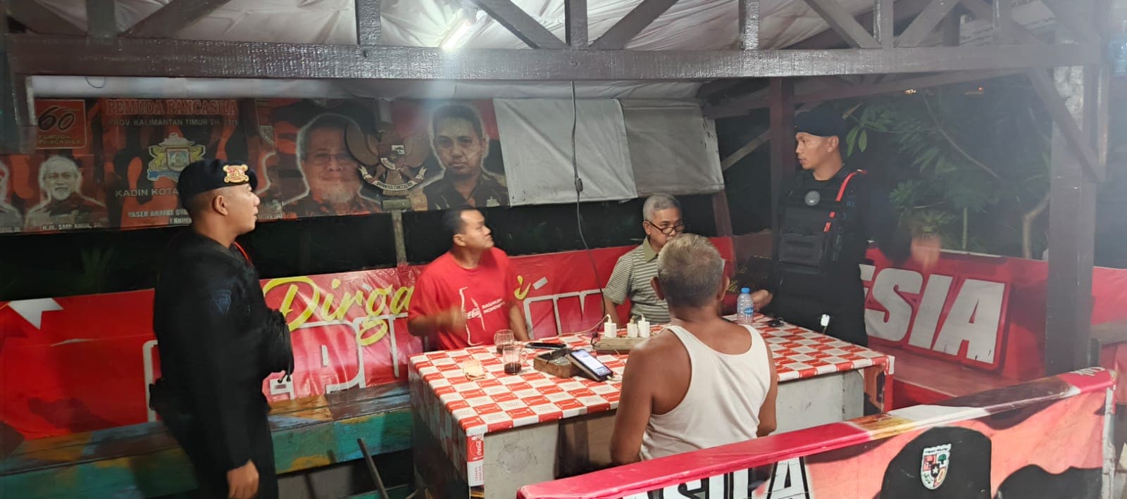 Patroli malam Balikpapan Brimob Polda Kaltim