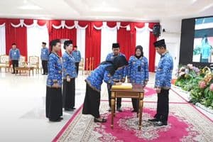 Pelantikan 55 ASN pemkot Balikpapan 