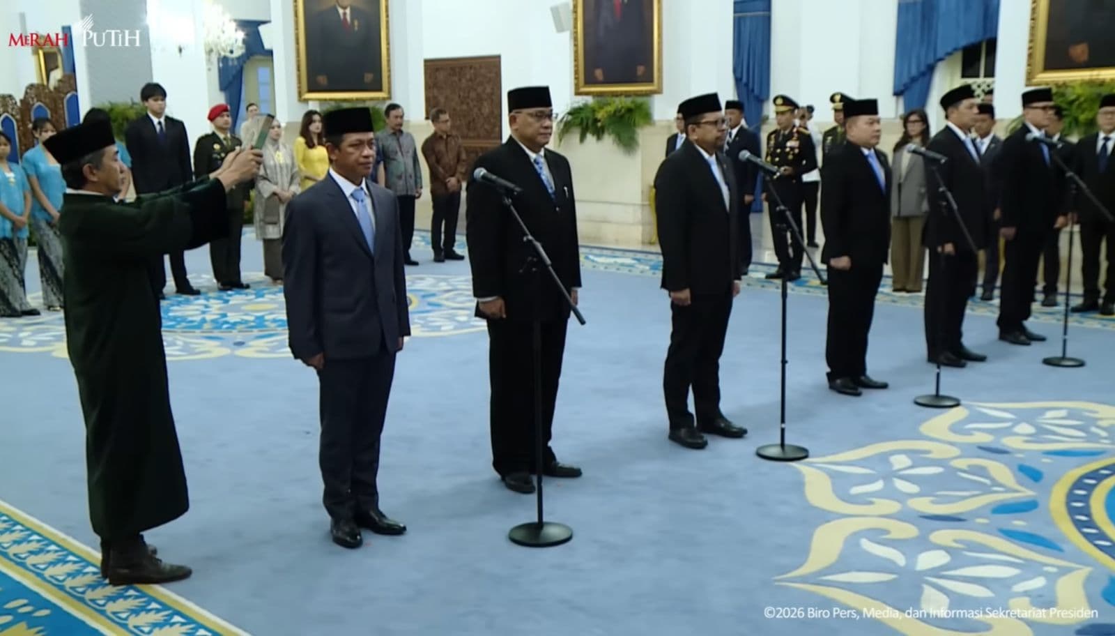 Pelantikan 6 Pejabat Negara