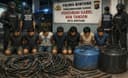 Polisi Tangkap 7 Tersangka Pencuri Kabel dan Tandon di Bontang