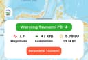 BMKG Cabut Status Peringatan Tsunami, 3 Daerah di Kaltim Sempat Status Waspada Tsunami