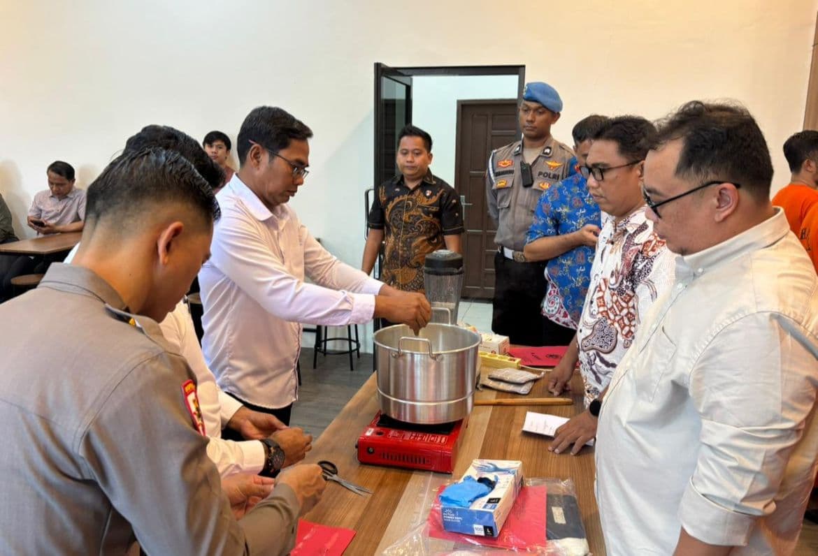Polda Kaltim musnahkan narkoba