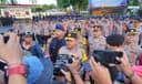 Polda Kaltim Berangkatkan 100 Personel Sat Brimob BKO ke Aceh