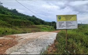 Proyek Semeninasi di RT 53 Swarga Bara Kutim