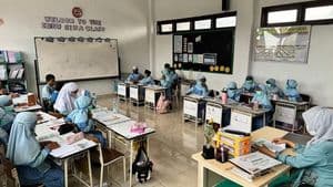Pembelajaran jarak jauh Siswa SDI Sangkulirang 