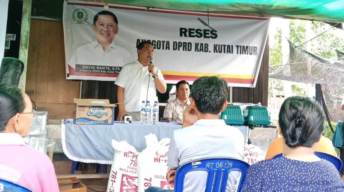 Anggota Komisi B DPRD Kutim, David Rante (dok:caca/katakaltim)