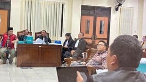 Sidang kasus TPPU yang menjerat Catur Adi Prianto kembali bergulir di Pengadilan Negeri Balikpapan, Rabu (18/2/2026) (dok: Han/katakaltim)