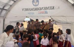 Bantuan Brimob Polda Sumut