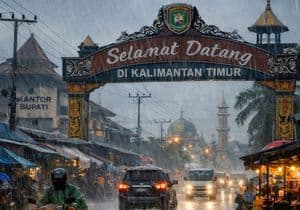 Ilustrasi cuaca di Kalimantan Timur
