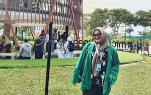 Indah Khairun Nisa, mahasiswi Universitas Islam Negeri Sultan Aji Muhammad Idris Kota Samarinda