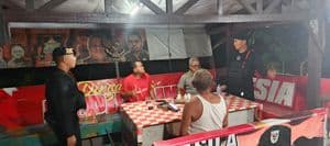 Patroli malam Balikpapan Brimob Polda Kaltim