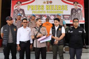 Press Release Polresta Samarinda, Ungkap Kasus Pencurian Motor (Dok Humas Polresta Samarinda)