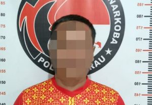 Pelaku penyalahgunaan narkotika (foto: humas polres Berau)