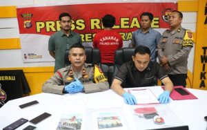 Press release Polres Berau terkait penyelundupan BBM (foto: Humas Polres Berau)