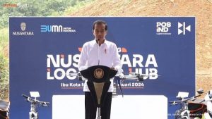 Presiden Jokow dalam groundbreaking masjid perdana IKN (Foto: ist)