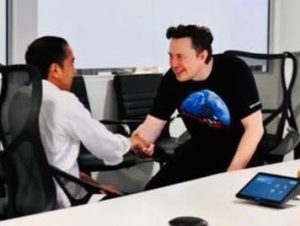 Jokowi Bertemu Elon Musk (ist)