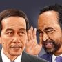 Ilustrasi Jokowi dan Surya Paloh (detik)