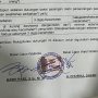 Surat dukungan jalur perseorangan Basri Rase dan Chusnul Dhihin di Pilkada Bontang (dok: katakaltim)