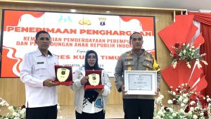 Polres Kutim dapat penghargaan dari Kemeterian PPA (aset: katakaltim.com)