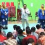 Siswa-siswi SMK Nusantara Mandiri lakukan kunjungan ke kantor Dinas Perpustakaan dan Kearsiapan (DPK) Kota Bontang (Aset: katakaltim)