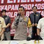 Polres Bontang menggelar konferensi pers terkait pengungkapan promosi judi online (Aset: katakaltim)