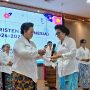 Pengurus Persatuan Wanita Kristen Indonesia (PWKI) Dewan Pimpinan Cabang (DPC) Kutai Timur Periode 2024-2029 dilantik, Sabtu (31/8). (aset: caca/katakaltim)