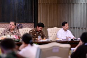 Rapat perdana kabinet di IKN, Prabowo Subianto sampaikan komtimen bakal melanjutkan pembangunan (aset: humas OIKN)