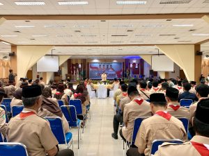 Basri Rase Beri Sambutan Saat Gala Dinner Gerakan Pramuka Kaltim (aset: katakaltim)