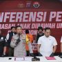 Polres Bontang gelar konferensi pers terkait penganiayaan anak (aset: katakaltim)