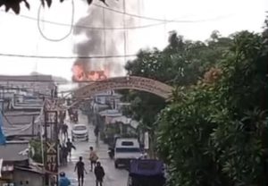 Kebakaran terjadi di Berbas Pantai Kota Bontang (aset: katakaltim)