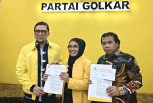 Golkar Resmi Usung Neni Moerniaeni dan Agus Haris Bertarung di Pilkada Bontang (aset: katakaltim)