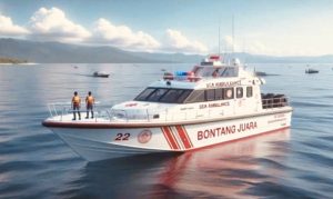 Design sementara ambulance gratis Bontang Juara (aset: ist)