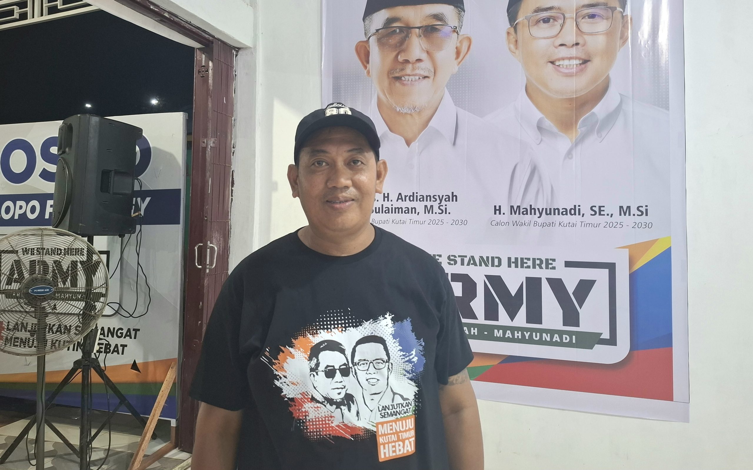 Ketua Relawan Palopo For Army, Olan (aset: caca/katakaltim)