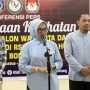 KPU Bontang mendampingi bapaslon Najirah-Aswar melakukan konferensi pers usai melakukan pemeriksaan kesehatan (aset: Sandi/katakaltim)