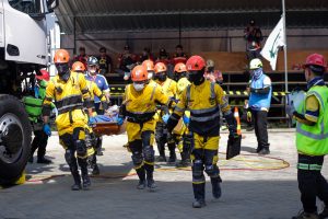 lomba pemadam kebakaran, pencarian, dan penyelamatan (aset: hilman/katakaltim)