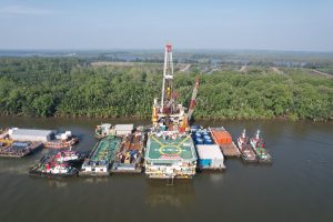 PT Pertamina Hulu Mahakam (PHM) catata rekor baru dalam laju penetrasi pengeboran tercepat dan terpanjang pada pengeboran sumur migas di lapangan Delta Mahakam (aset: katakaltim)