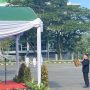 Suasana upacara Sumpah Pemuda ke-96 di Halaman Parkir Gedung Serbaguna Kompleks GOR Kadrie Oening, Samarinda (aset: puji/katakaltim)