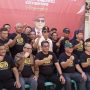 Dewan Koordinasi Cabang Gerakan Rakyat Dukung Dan Bela (Garda) Prabowo Resmi melaunching sekretariat. Tempat beraktifitas organisasi presiden Republik Indonesia ke 8 itu dilakukan di perumahan Halal Square Bontang, Minggu (20/10/2024). (aset: agu/katakaltim)