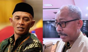 Anggota Komisi A DPRD Bontang Muhammad Yusuf dan Kepala Disnaker Abdu Safa Nuha (aset: agu/katakaltim)