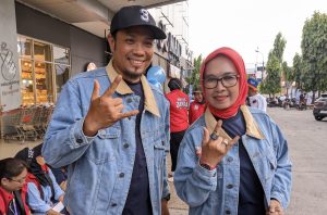 Najirah-Aswar yakin gaet 70 Persen Suara anak muda (aset: caca/katakaltim)