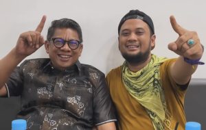 Calon Wali Kota Bontang Basri Rase bersama Panji Petualang (aset: @panjipetualang_real)