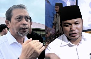 Calon Wakil Gubernur Kaltim Hadi Mulyadi dan Calon Gubernur Kaltim Rudy Mas’ud (aset: agu/katakaltim)