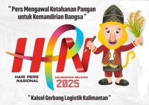 Persatuan Wartawan Indonesia (PWI) resmi meluncurkan logo HPN 2025 dengan ikon utama Bekantan. (aset: PWI/katakaltim.com)