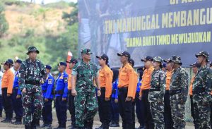 Penutupan TMMD di Kabupaten Kutai Kartanegra pada Kamis 31 Oktober 2024 (aset: hilman/katakaltim)